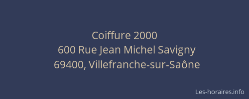 Coiffure 2000