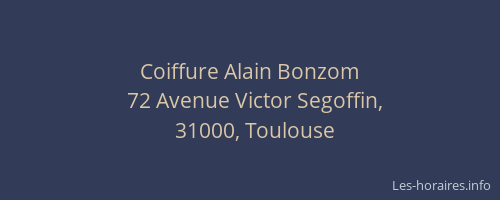 Coiffure Alain Bonzom