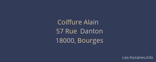 Coiffure Alain