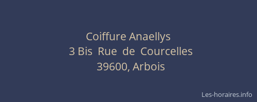 Coiffure Anaellys