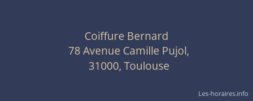 Coiffure Bernard
