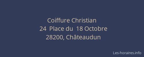 Coiffure Christian