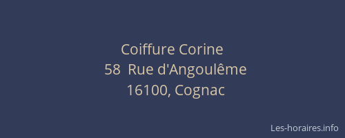 Coiffure Corine