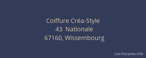 Coiffure Créa-Style