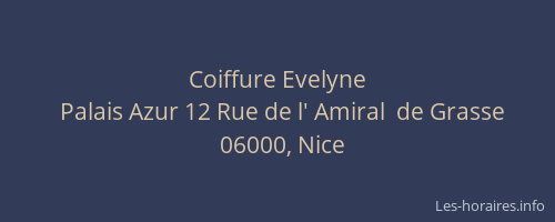 Coiffure Evelyne