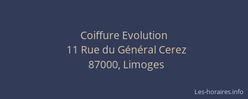 Coiffure Evolution