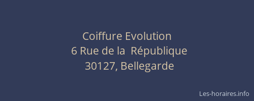 Coiffure Evolution