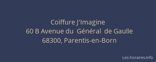 Coiffure J'Imagine