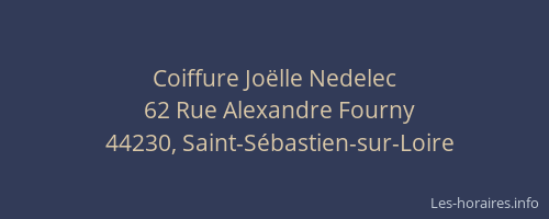 Coiffure Joëlle Nedelec