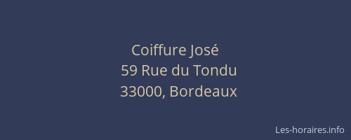 Coiffure José