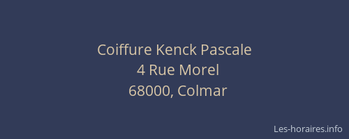 Coiffure Kenck Pascale