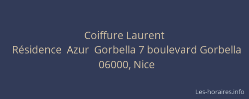 Coiffure Laurent