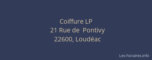 Coiffure LP