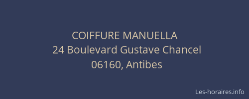 COIFFURE MANUELLA