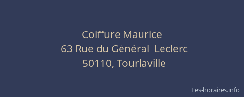 Coiffure Maurice