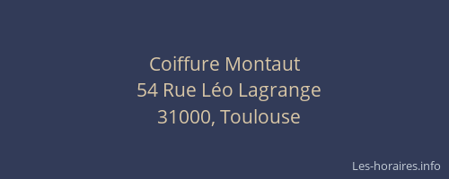 Coiffure Montaut