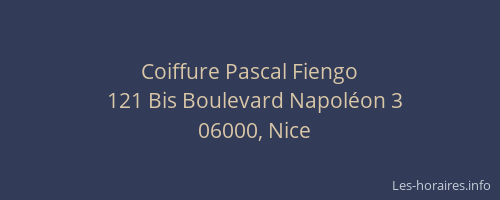 Coiffure Pascal Fiengo