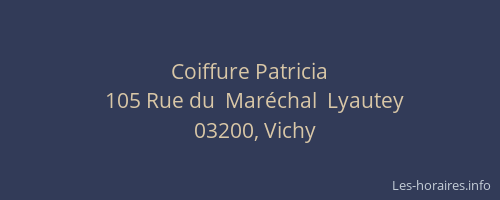 Coiffure Patricia