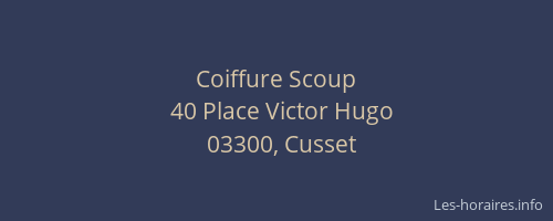 Coiffure Scoup