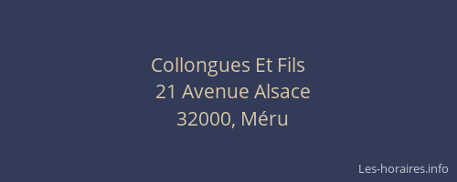 Collongues Et Fils