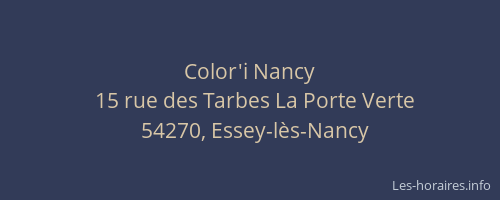 Color'i Nancy