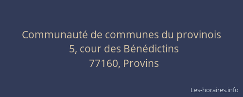 Communauté de communes du provinois