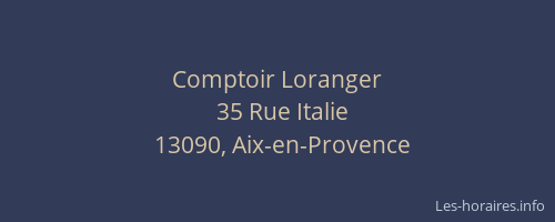 Comptoir Loranger