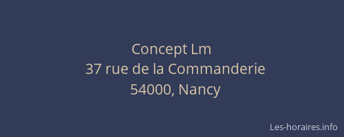 Concept Lm