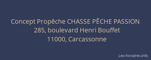 Concept Propêche CHASSE PÊCHE PASSION