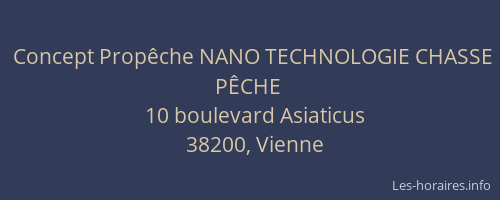 Concept Propêche NANO TECHNOLOGIE CHASSE PÊCHE