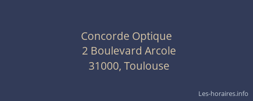 Concorde Optique