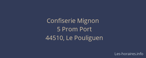 Confiserie Mignon