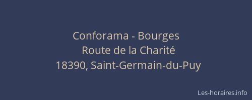 Conforama - Bourges