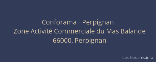 Conforama - Perpignan