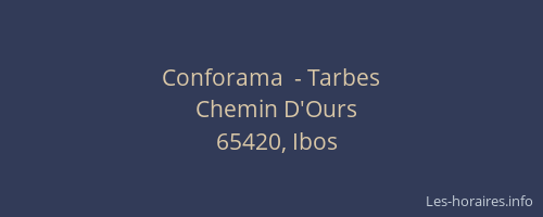 Conforama  - Tarbes
