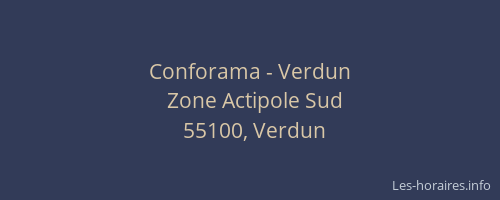 Conforama - Verdun