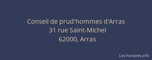 Conseil de prud'hommes d'Arras