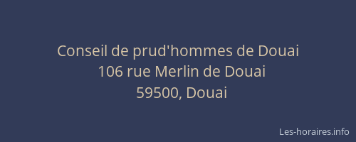 Conseil de prud'hommes de Douai