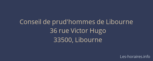 Conseil de prud'hommes de Libourne