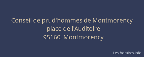 Conseil de prud'hommes de Montmorency