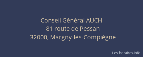 Conseil Général AUCH