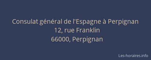 Consulat général de l'Espagne à Perpignan