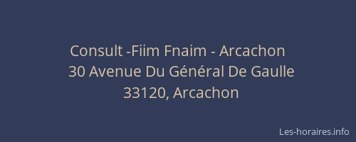Consult -Fiim Fnaim - Arcachon