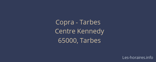 Copra - Tarbes