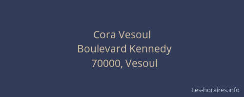 Cora Vesoul