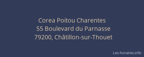 Corea Poitou Charentes