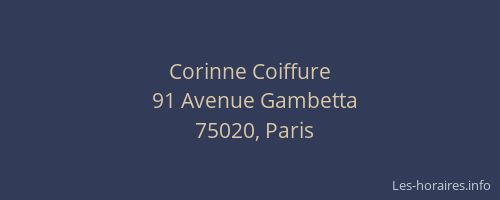 Corinne Coiffure