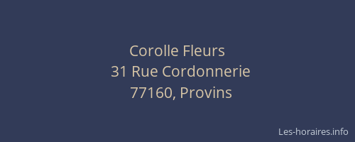 Corolle Fleurs