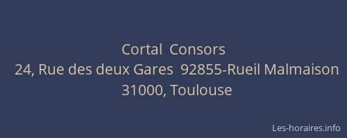 Cortal  Consors