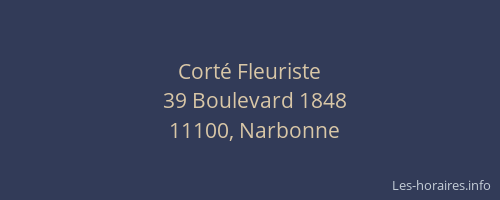 Corté Fleuriste